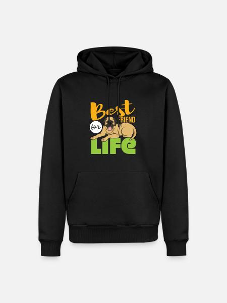 Mastiff - Men’s Premium Organic Hoodie - black