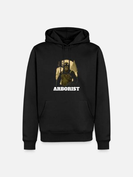 Arborist - Men’s Premium Organic Hoodie - black