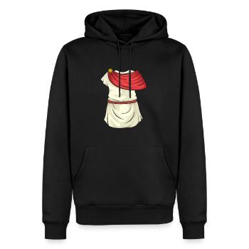 Costume d’histoire de la Rome romaine antique - Sweat à capuche Premium bio Homme - noir - Devant - Nico (187cm)