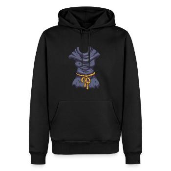 Costume de sorcière - Sweat à capuche Premium bio Homme - noir - Devant - Nico (187cm)