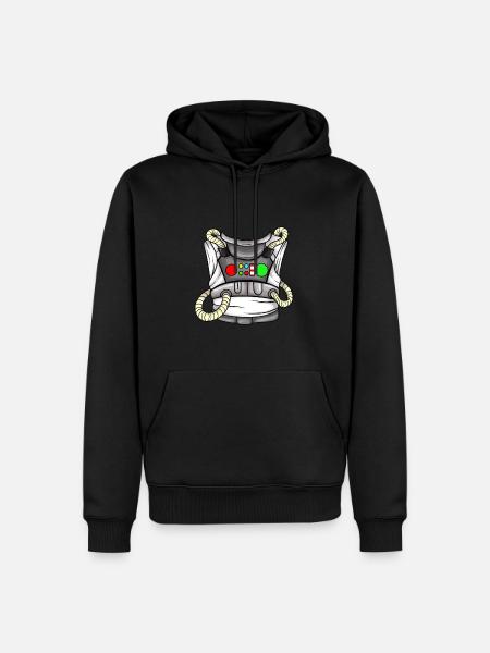 Astronaut Costume - Men’s Premium Organic Hoodie - black