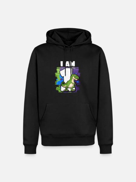 1st birthday - Men’s Premium Organic Hoodie - black