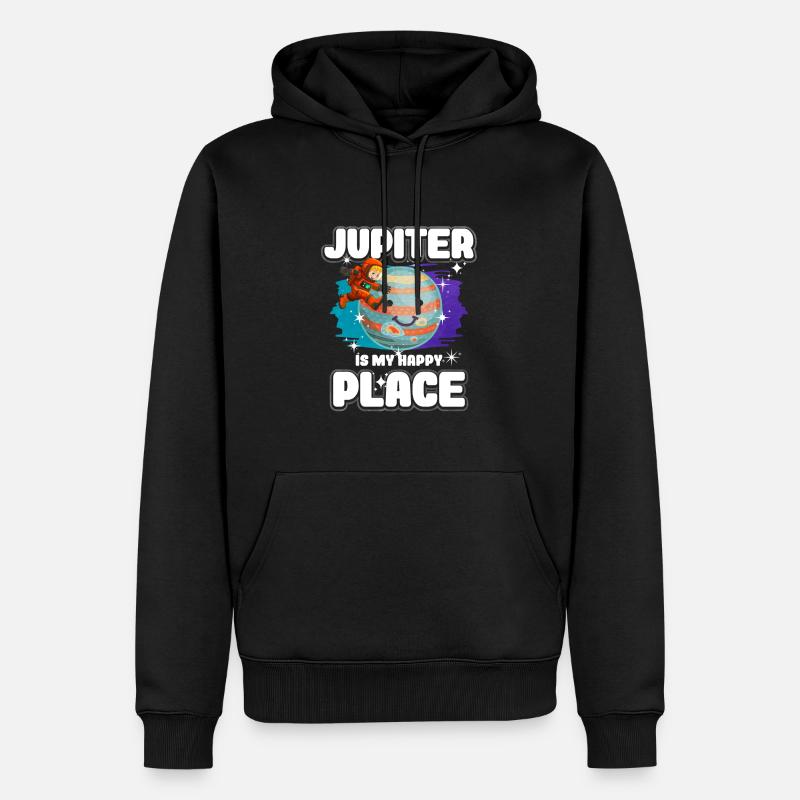Jupiter Planet Gift - Sweat à capuche Premium bio Homme - noir