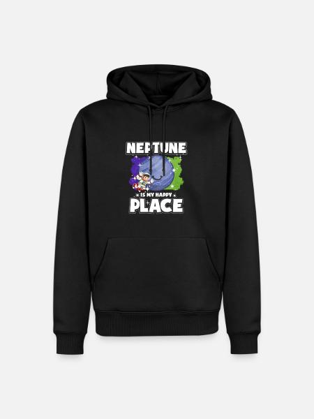 Neptune Planet Gift - Men’s Premium Organic Hoodie - black