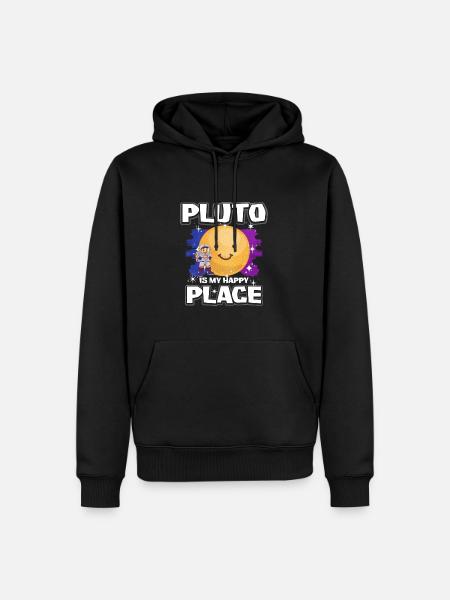 Pluto Planet Gift - Men’s Premium Organic Hoodie - black