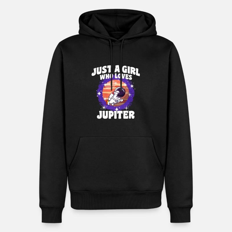 Fille Jupiter Cadeau - Sweat à capuche Premium bio Homme - noir