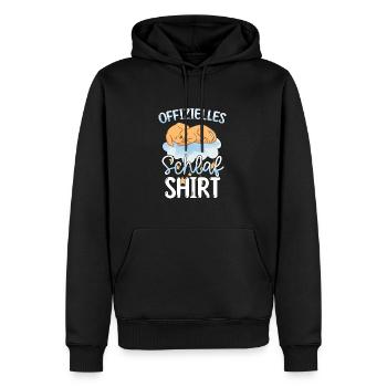Offizielles Schlafshirt Golden Retriever - Männer Premium Bio Hoodie - Schwarz - Vorne - Nico (187cm)