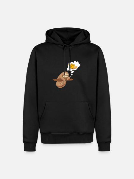 Chips Eating Snacks Candy Gift - Men’s Premium Organic Hoodie - black