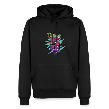 5. Geburtstag - Männer Premium Bio Hoodie - Schwarz - Vorne - Nico (187cm)