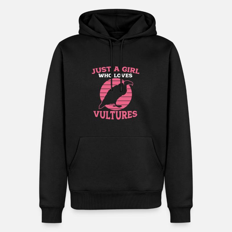 Aasgeier - Männer Premium Bio Hoodie - Schwarz
