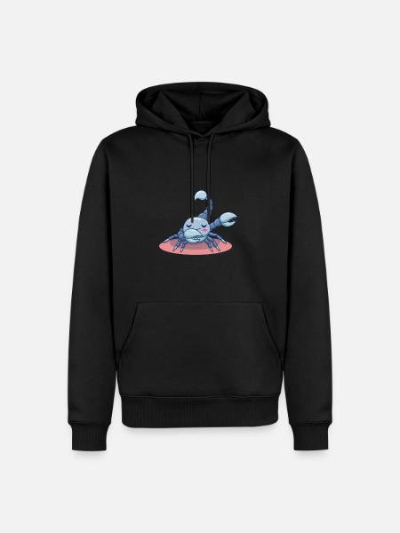 Scorpion - Männer Premium Bio Hoodie - Schwarz