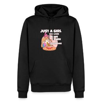 Scorpion - Männer Premium Bio Hoodie - Schwarz - Vorne - Nico (187cm)