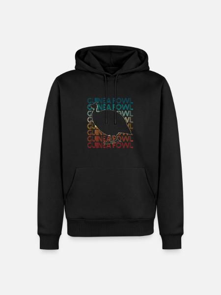 Pintade - Sweat à capuche Premium bio Homme - noir