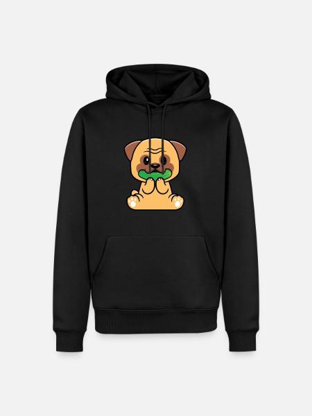 Courgette - Men’s Premium Organic Hoodie - black