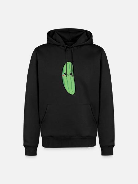 Courgette - Men’s Premium Organic Hoodie - black