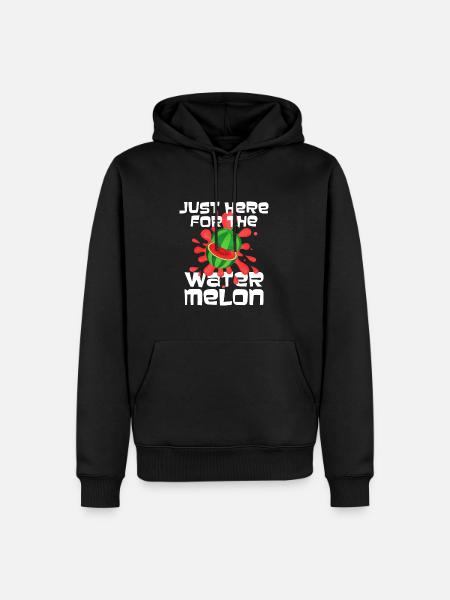 Pastèque - Sweat à capuche Premium bio Homme - noir