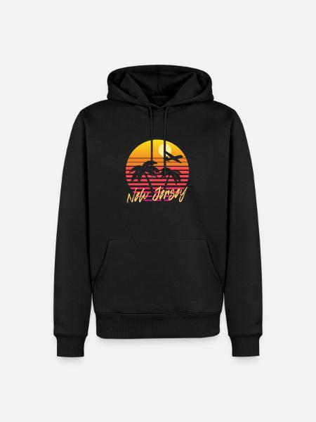 New Jersey - Men’s Premium Organic Hoodie - black