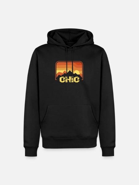 Ohio - Sweat à capuche Premium bio Homme - noir