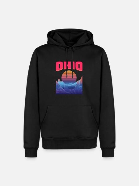 Ohio - Men’s Premium Organic Hoodie - black