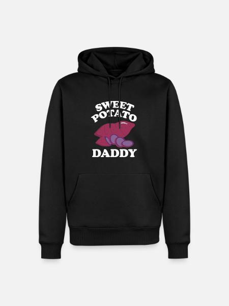 Ignames - Sweat à capuche Premium bio Homme - noir
