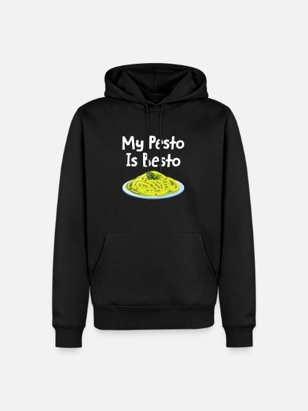 Pesto - Sweat à capuche Premium bio Homme - noir