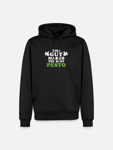 Ignames - Sweat à capuche Premium bio Homme - noir