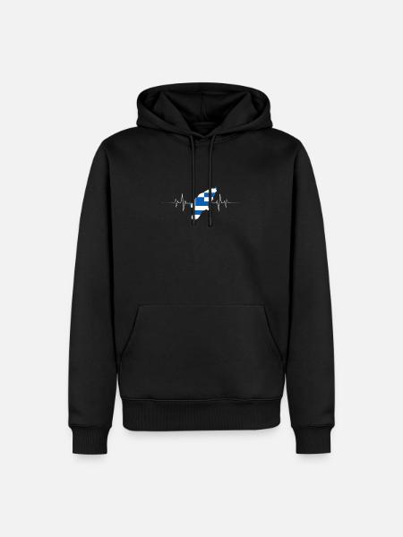 Rhodes - Men’s Premium Organic Hoodie - black