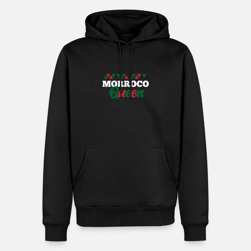 Marokko - Männer Premium Bio Hoodie - Schwarz