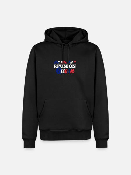 Reunion - Männer Premium Bio Hoodie - Schwarz