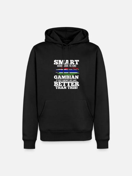 Ghana - Men’s Premium Organic Hoodie - black