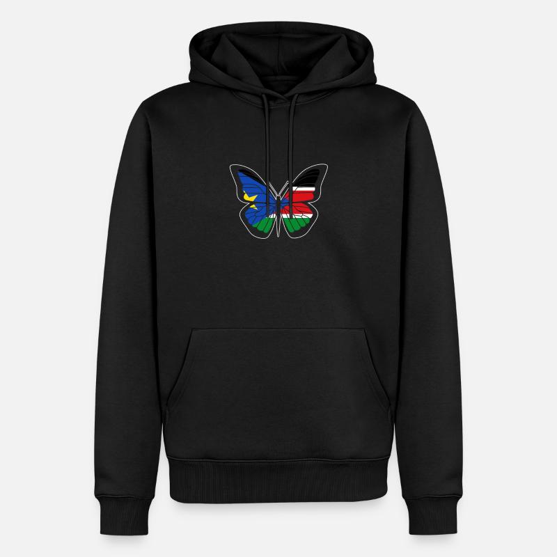 Soudan du Sud - Sweat à capuche Premium bio Homme - noir
