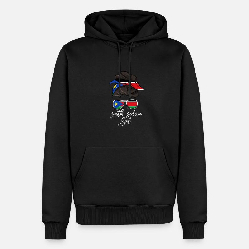 Soudan du Sud - Sweat à capuche Premium bio Homme - noir