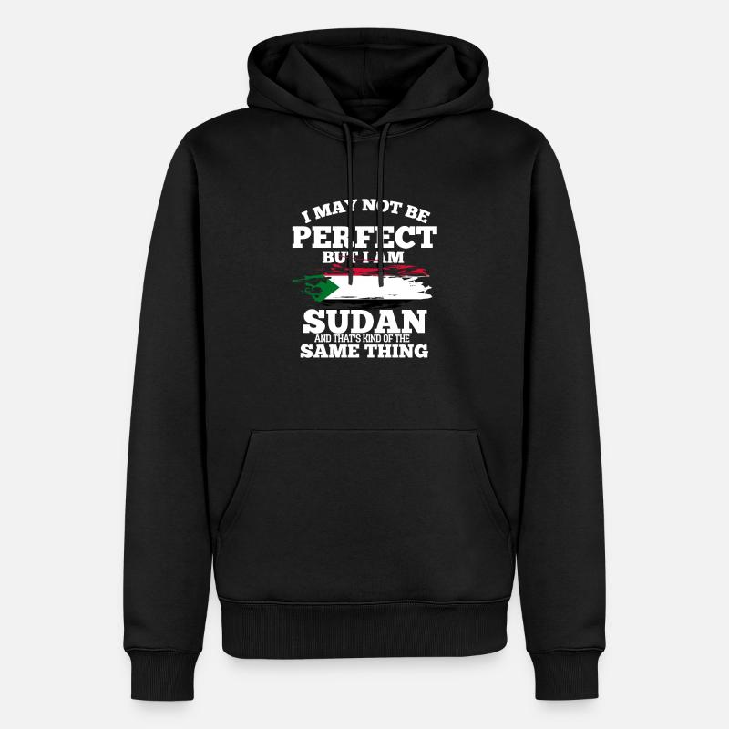 Sudan - Männer Premium Bio Hoodie - Schwarz