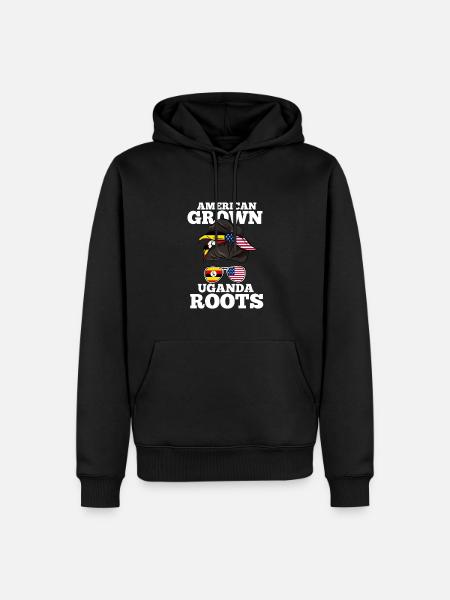 Uganda - Men’s Premium Organic Hoodie - black