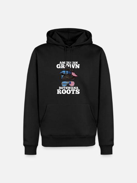 Burkina Faso - Men’s Premium Organic Hoodie - black