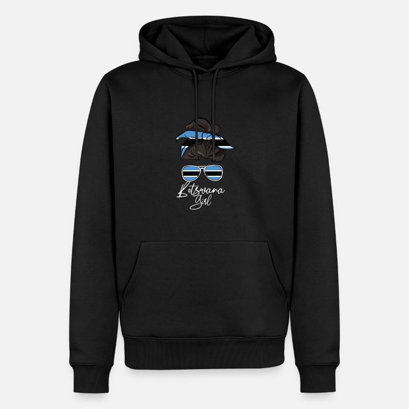 Botswana - Sweat à capuche Premium bio Homme - noir