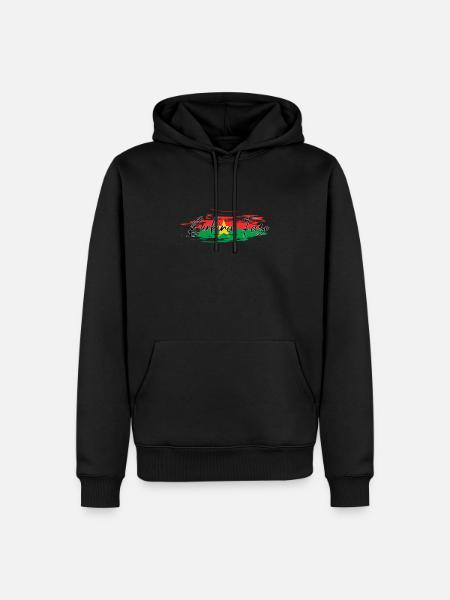 Burkina Faso - Men’s Premium Organic Hoodie - black