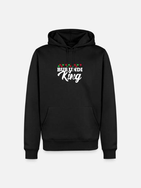 Burundi - Men’s Premium Organic Hoodie - black