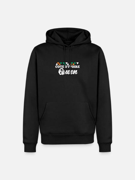 Côte d’Ivoire - Sweat à capuche Premium bio Homme - noir