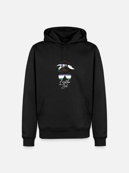 Lesotho - Men’s Premium Organic Hoodie - black