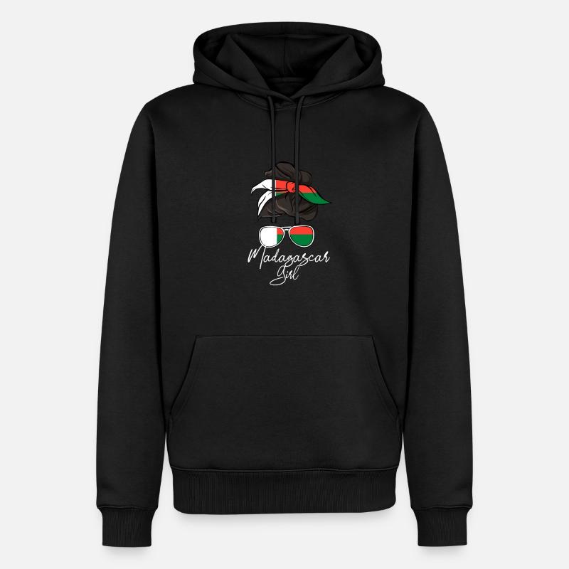 Madagascar - Sweat à capuche Premium bio Homme - noir