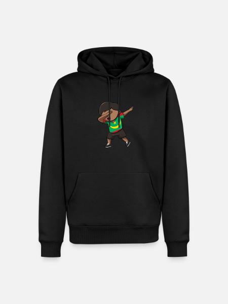 Mauritania - Men’s Premium Organic Hoodie - black