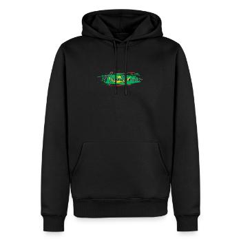 Mauretanien - Männer Premium Bio Hoodie - Schwarz - Vorne - Nico (187cm)