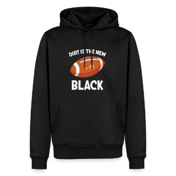 Football Dirt Is The New Black - Men’s Premium Organic Hoodie - black - Front - Nico (187cm)