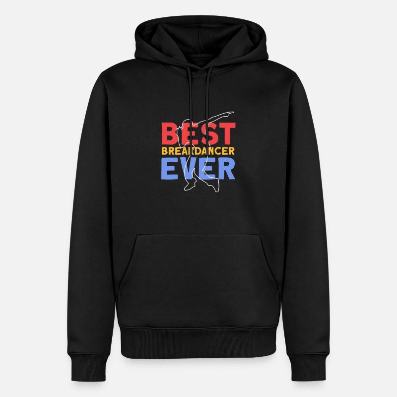 Breakdancing - Männer Premium Bio Hoodie - Schwarz