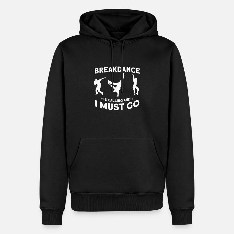 Breakdancing - Männer Premium Bio Hoodie - Schwarz