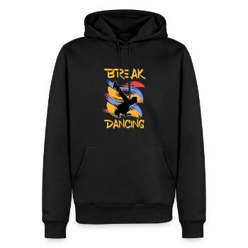 Breakdancing - Männer Premium Bio Hoodie - Schwarz - Vorne - Nico (187cm)