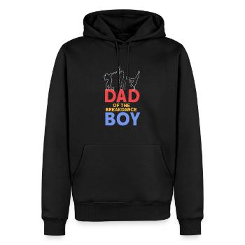 Breakdancing - Männer Premium Bio Hoodie - Schwarz - Vorne - Nico (187cm)