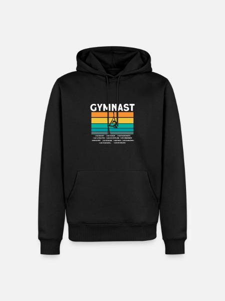 Acrobatic Gymnastic Sport Gift - Men’s Premium Organic Hoodie - black