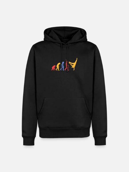 Hip-hop - Sweat à capuche Premium bio Homme - noir
